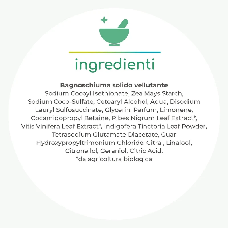 Bagnoschiuma solido vellutante CO.SO., 64 g - Officina Naturae