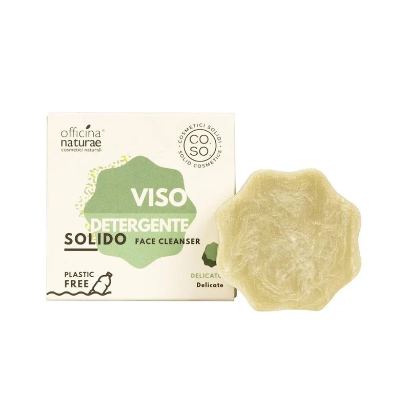 Detergente viso solido delicato CO.SO., 50 g - Officina Naturae