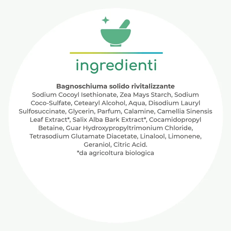 Bagnoschiuma solido rivitalizzante CO.SO., 64 g - Officina Naturae