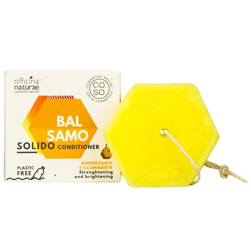 Balsamo solido rinforzante e illuminante CO.SO., 64 g - Officina Naturae