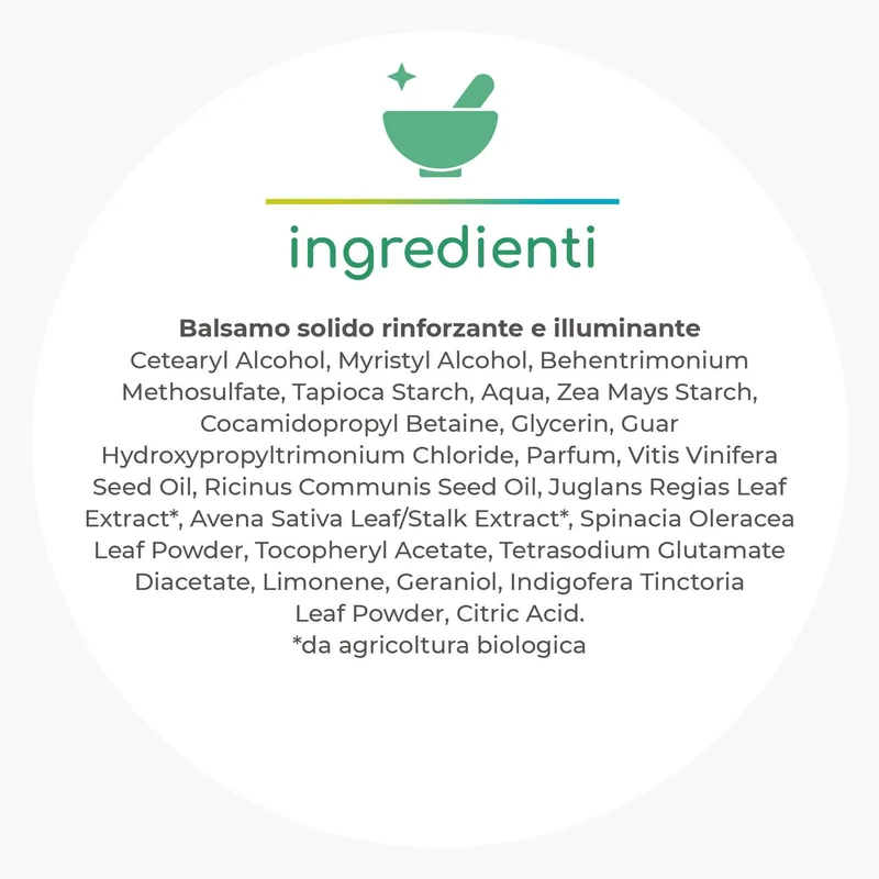 Balsamo solido rinforzante e illuminante CO.SO., 64 g - Officina Naturae