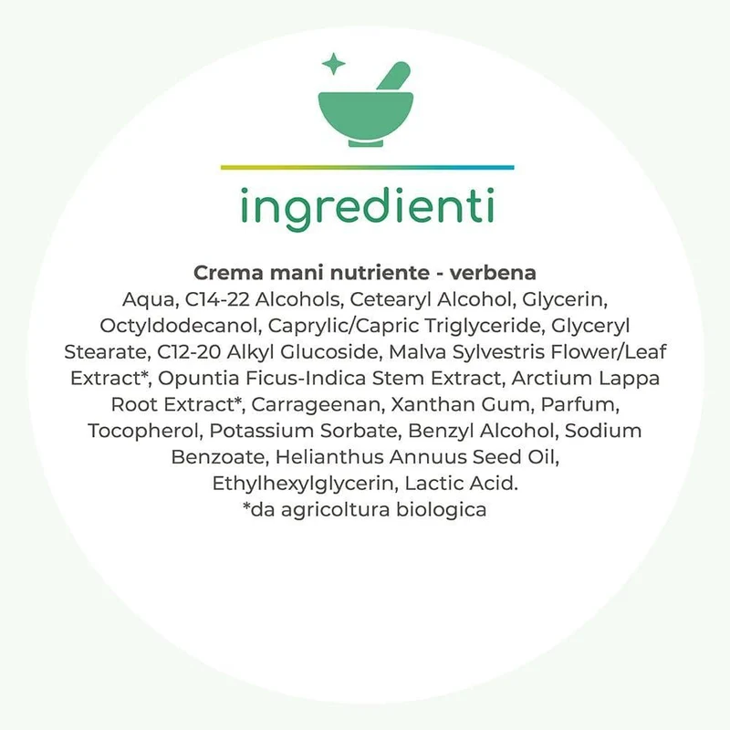 Crema mani nutriente verbena, 50 ml - Officina Naturae