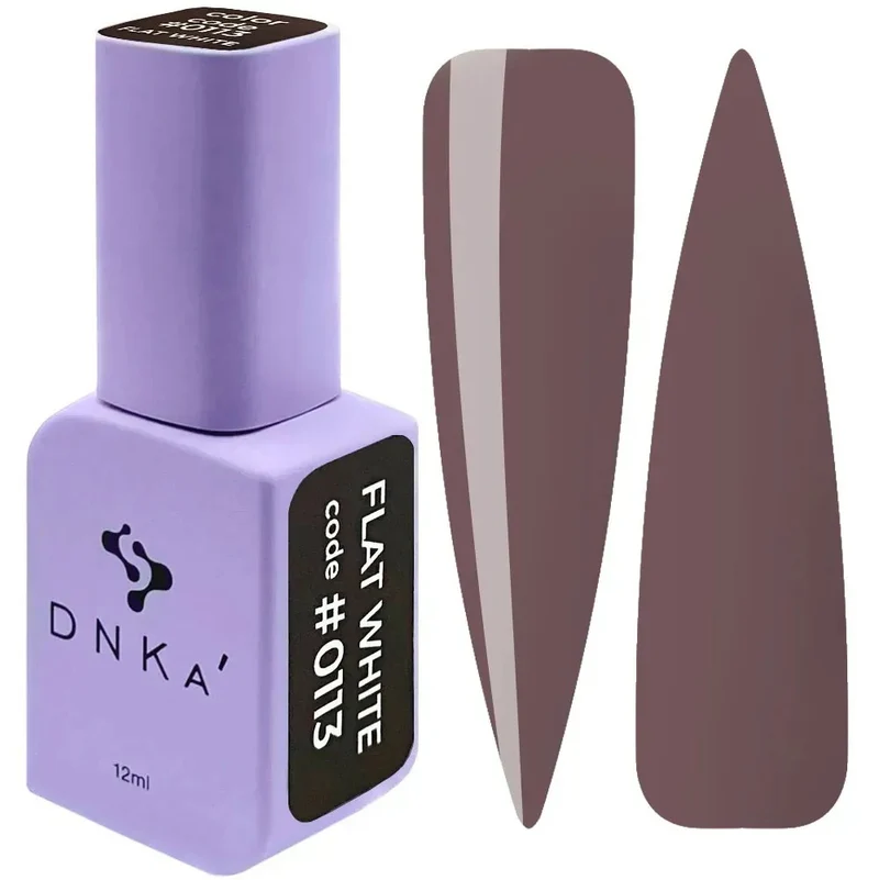 Dnka' #0113 Flat White Gel Color 12ml
