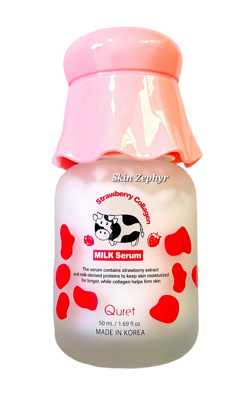 Quret Strawberry Collagen Milk Serum