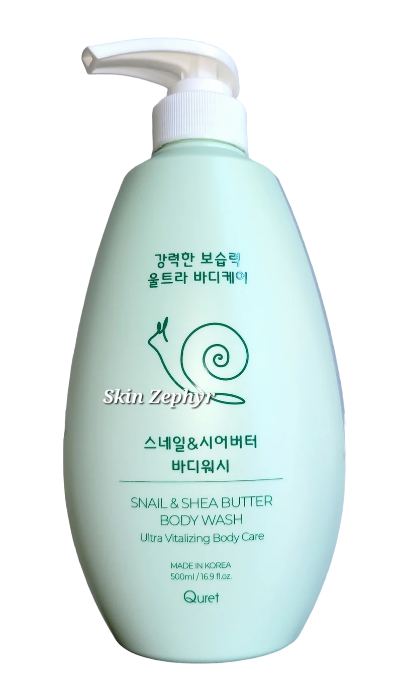 Quret Snail and Shea Butter Body Wash
