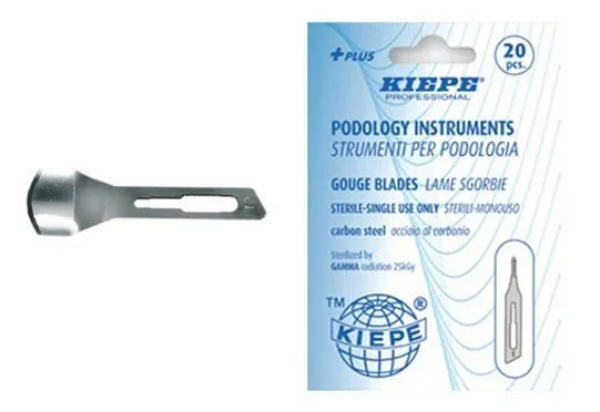 Lame Sgorbie KIEPE 12 mm - 20 Pz