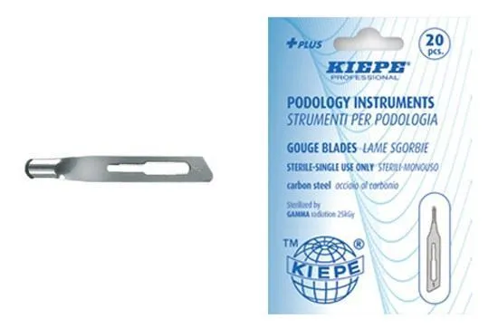 Lame Sgorbie KIEPE 4 mm - 20 Pz