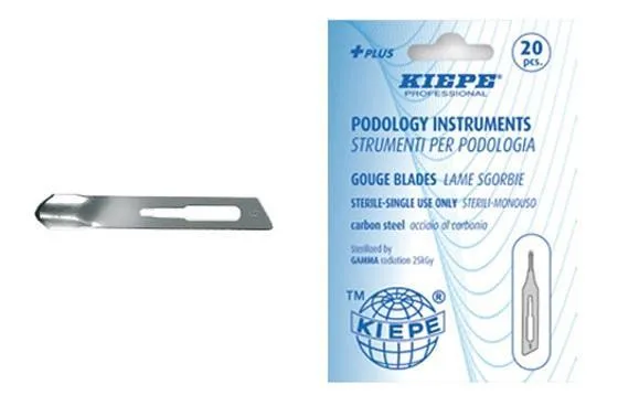 Lame Sgorbie KIEPE 6 mm - 20 Pz