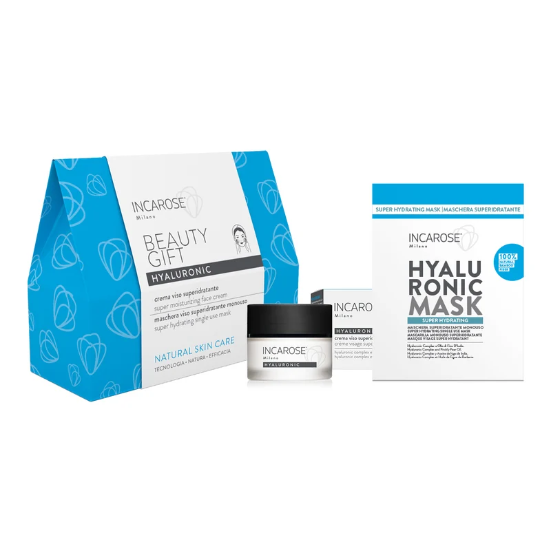 HYALURONIC BEAUTY GIFT IDRATAZIONE: Crema viso e Maschera Antietà
