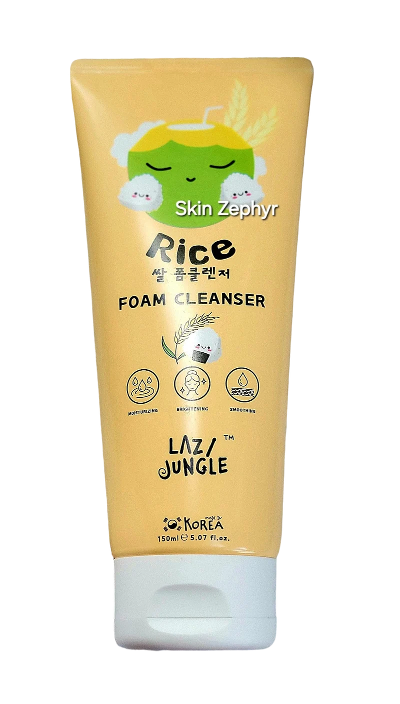 Lazy Jungle Rice Foam Cleanser