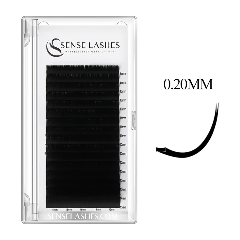 0.20MM Ellipse Flat Classic Eyelash Extensions