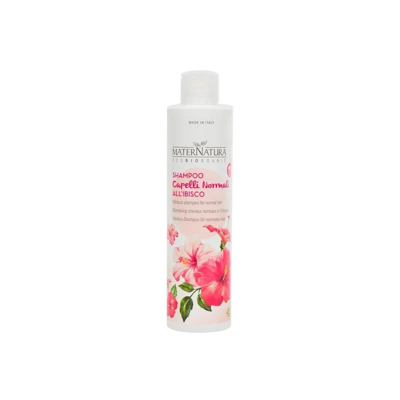 Shampoo per capelli normali all’Ibisco, 250 ml - Maternatura