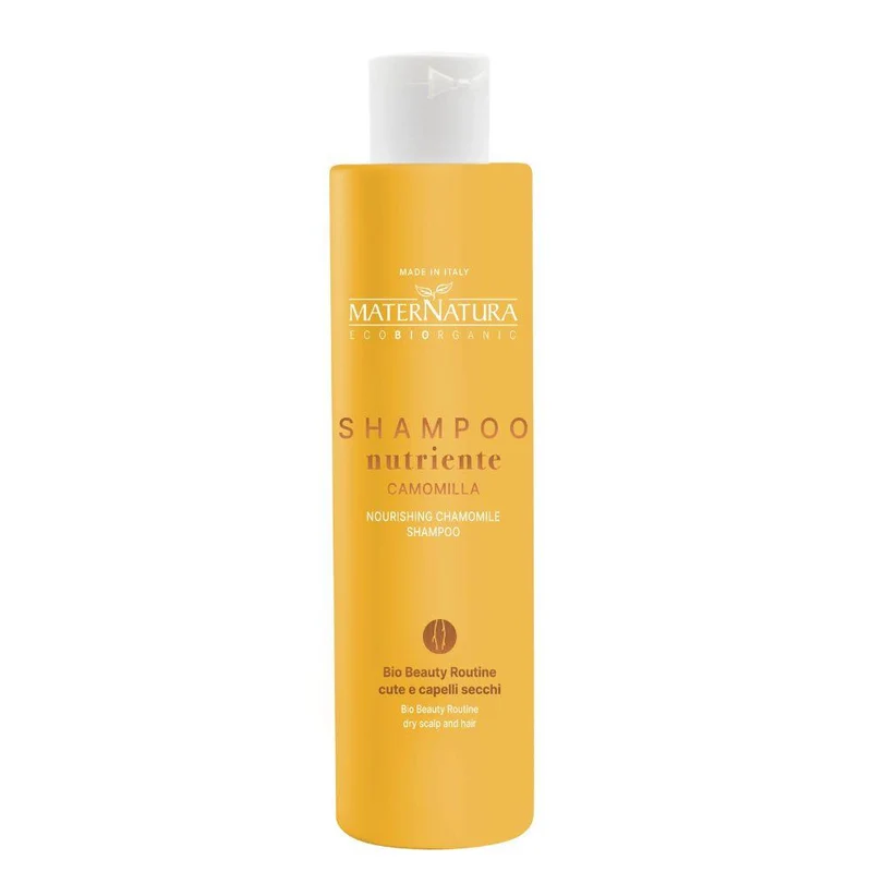 Shampoo nutriente per capelli secchi alla camomilla, 250 ml - Maternatura