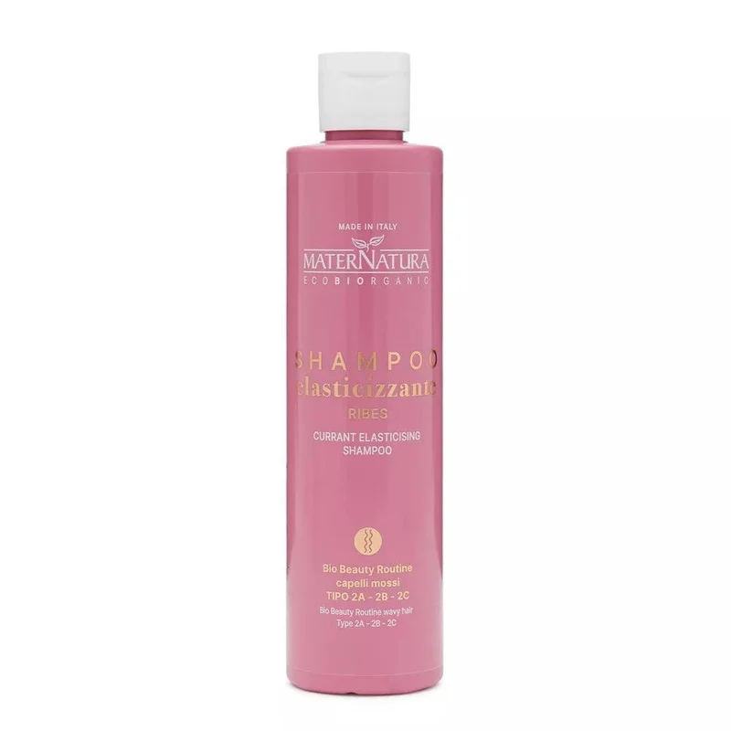 Shampoo elasticizzante per capelli mossi al ribes, 250 ml - Maternatura