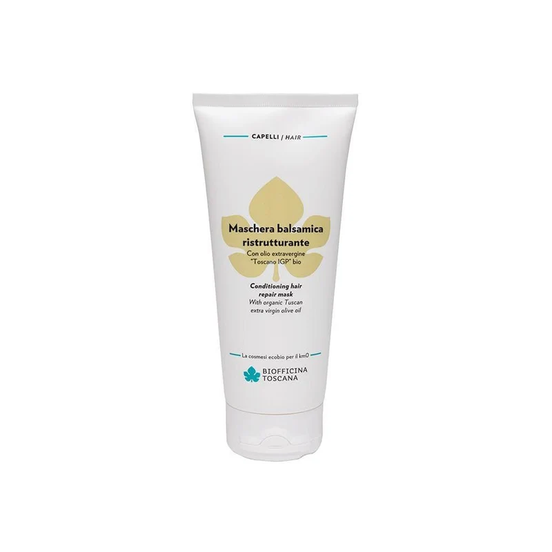 Maschera balsamica ristrutturante capelli, 200 ml - Biofficina Toscana