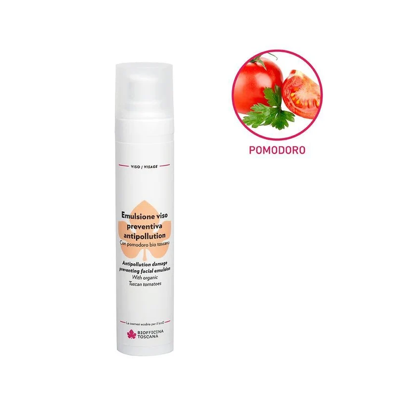 Emulsione viso preventiva antipollution, 50 ml - Biofficina Toscana