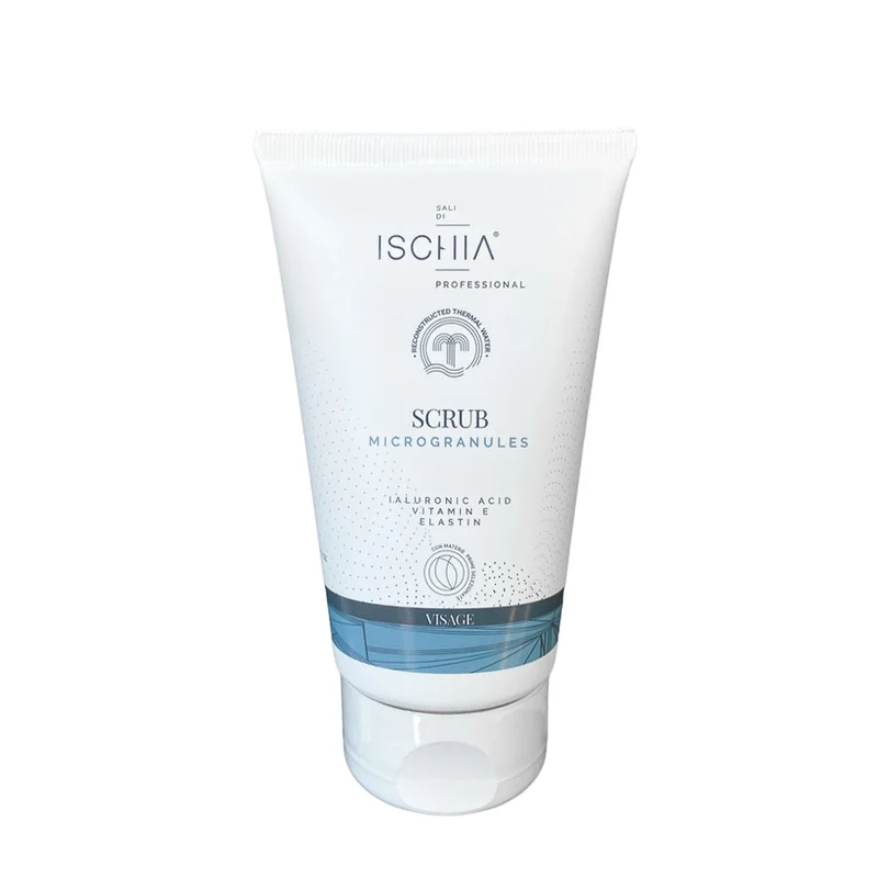 Scrub Microgranuli Acido Ialuronic Vit E Elastin 150 ml Sali di Ischia