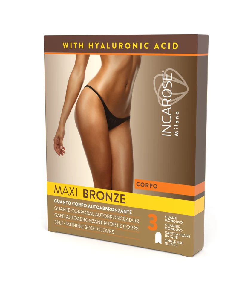 Maxi Bronze Astuccio 3 Guanti Corpo Monouso