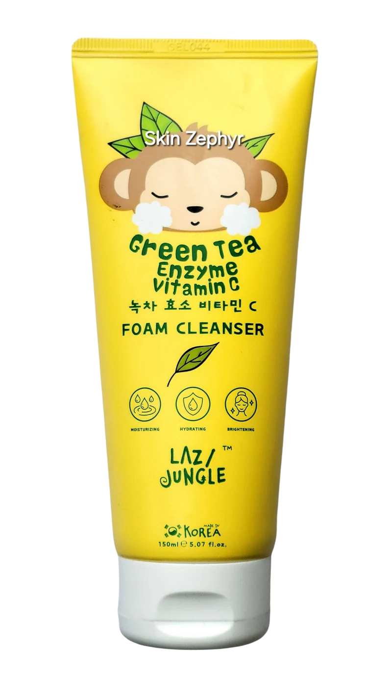 Lazy jungle Green Tea Enzyme Vitamin C Foam Cleanser