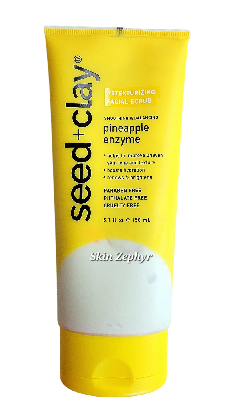Seed and Clay Pineapple Enzyme Retexturizing Gel Facial Scrub No. 314
