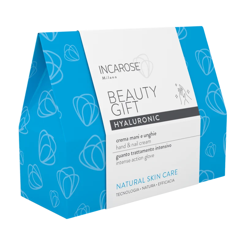 HYALURONIC BEAUTY GIFT MANI: Crema mani e unghie + 2 guanti idratanti