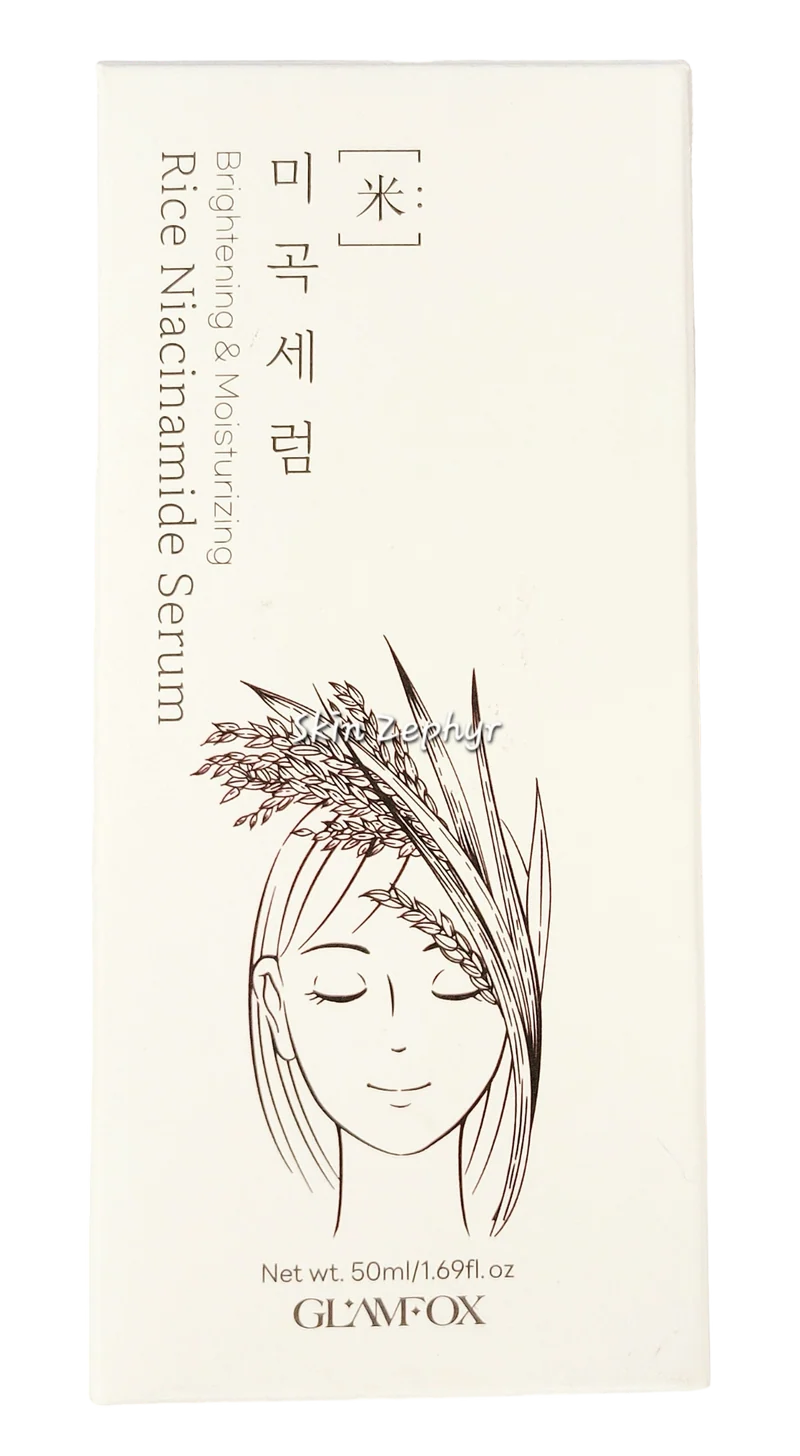Glamfox Rice Niacinamide Brightening Serum | Korean Skincare