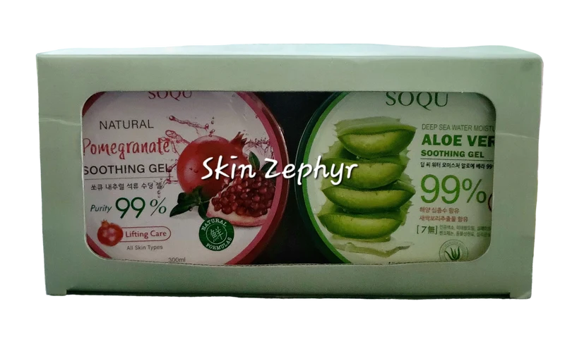 Soqu Pomegranate and Aloe Vera Soothing Gel Special Set