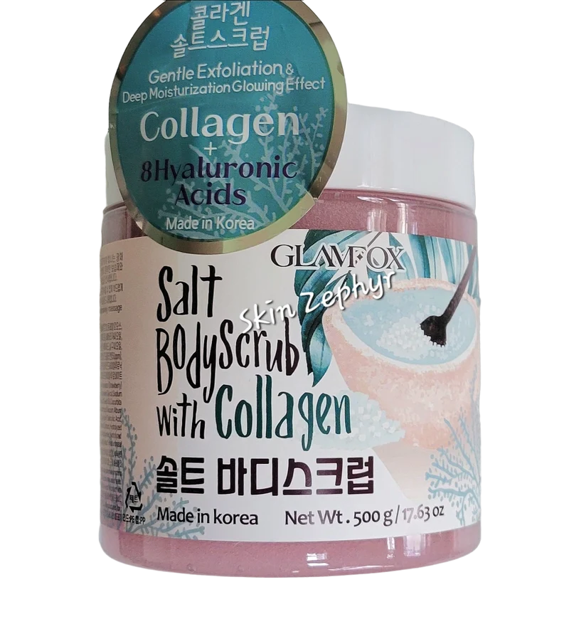 Glamfox Salt Body Scrub with Collagen