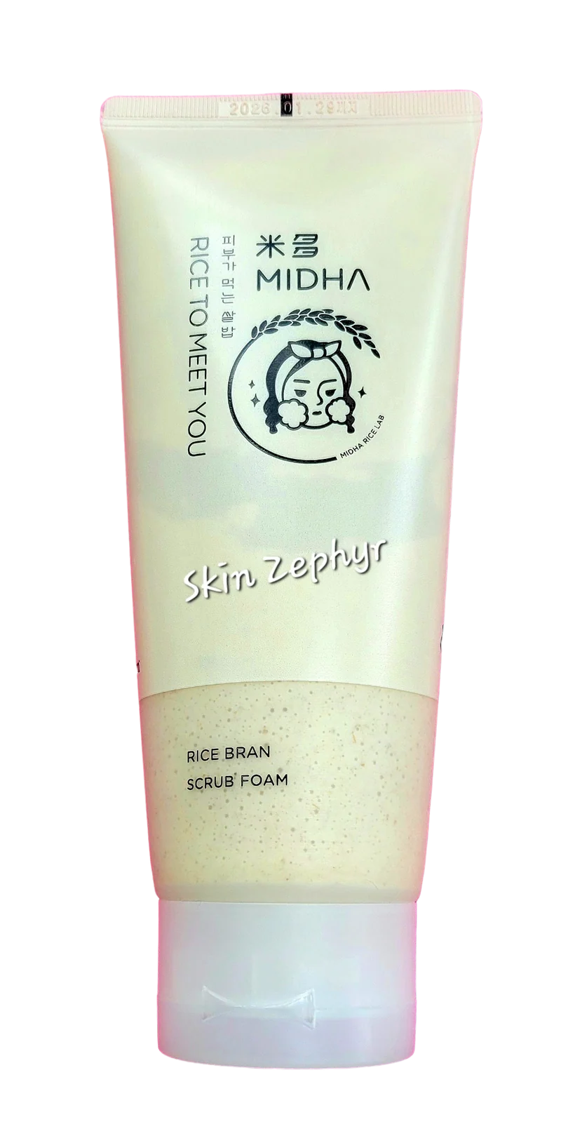 Midha Rice Bran Scrub Foam