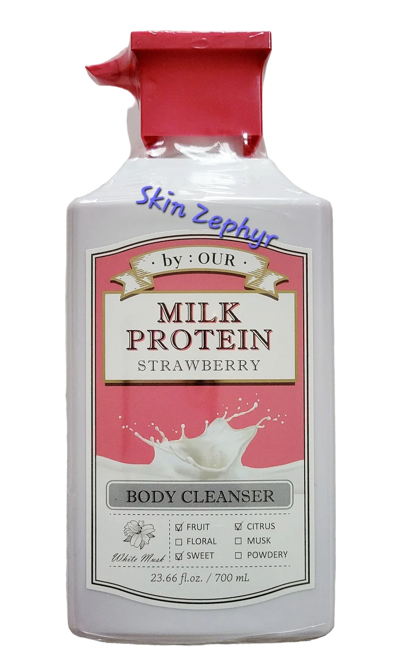 By:Our Milk Protein Strawberry Body Cleanser