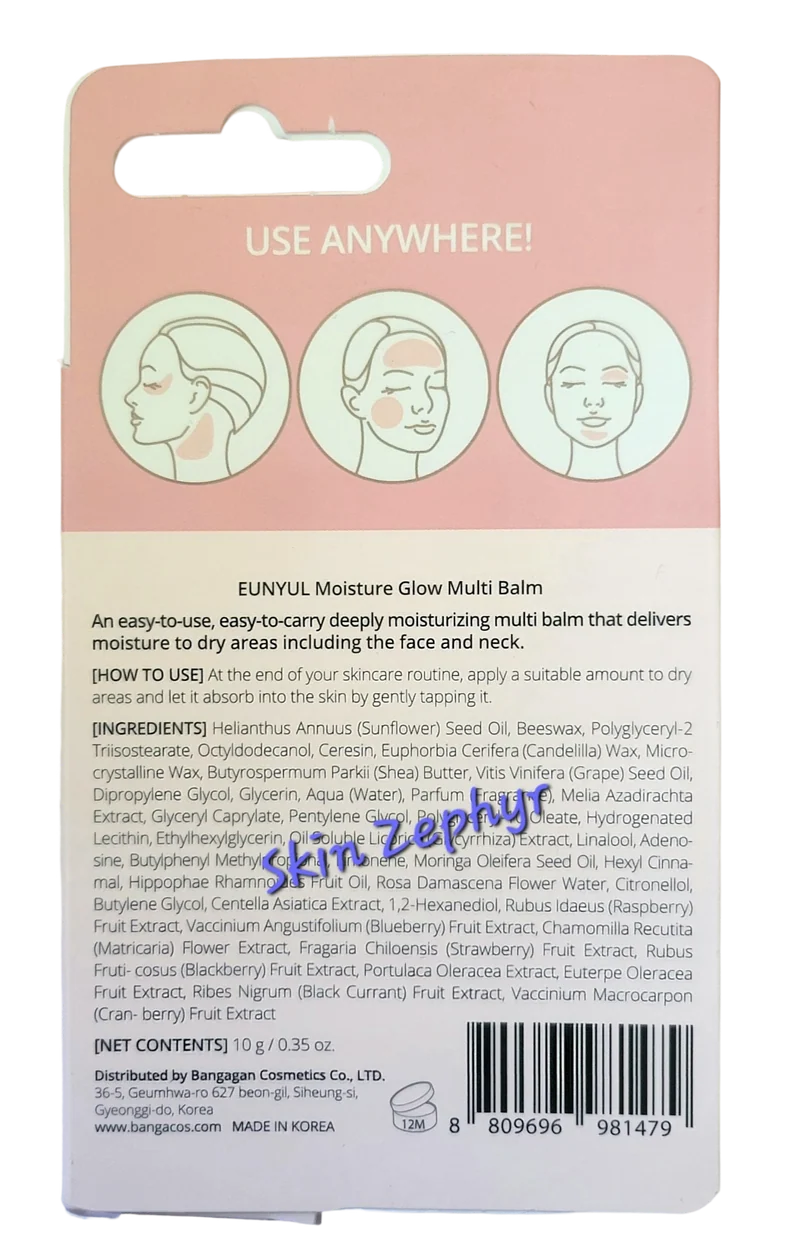 Eunyul Moisture Glow Multi Balm Stick Facial Balm for Hydrating & Wrinkle Care