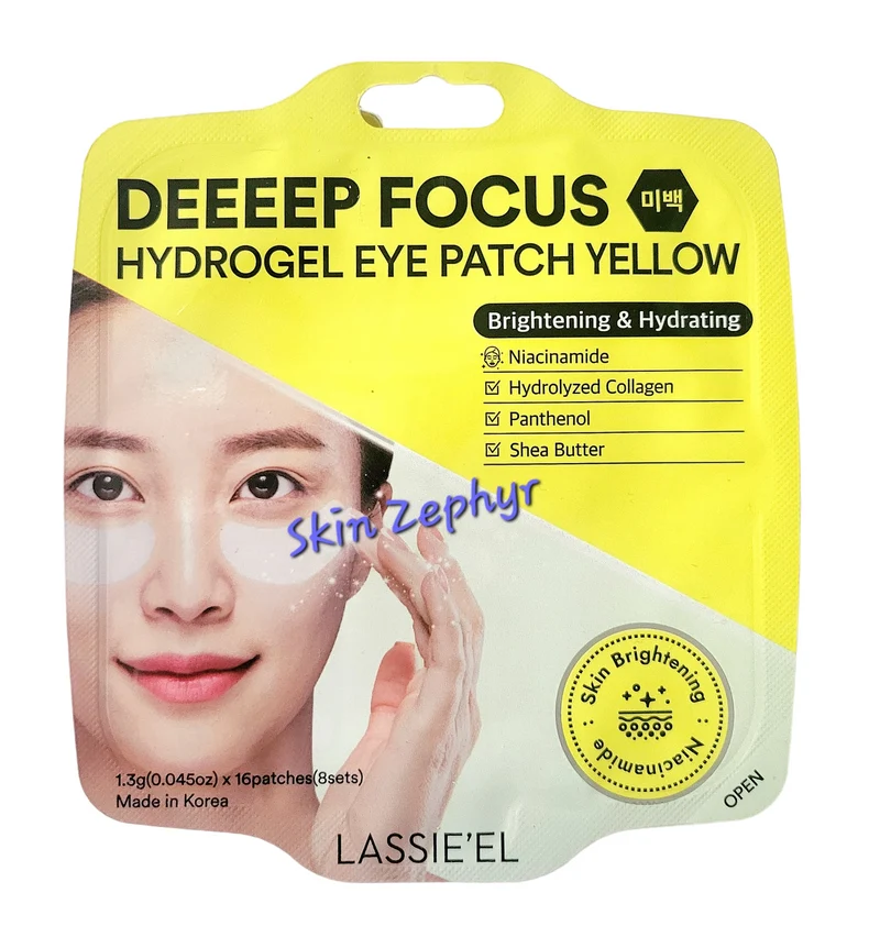 Lassie'el Deeeep Focus Hydrogel Eye Patch Yellow
