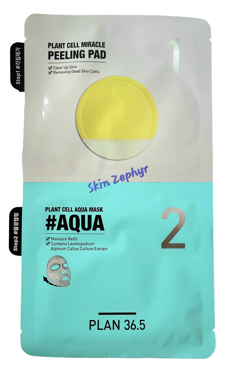 Plan 36.5 Plant Cell 2-Step Aqua Mask
