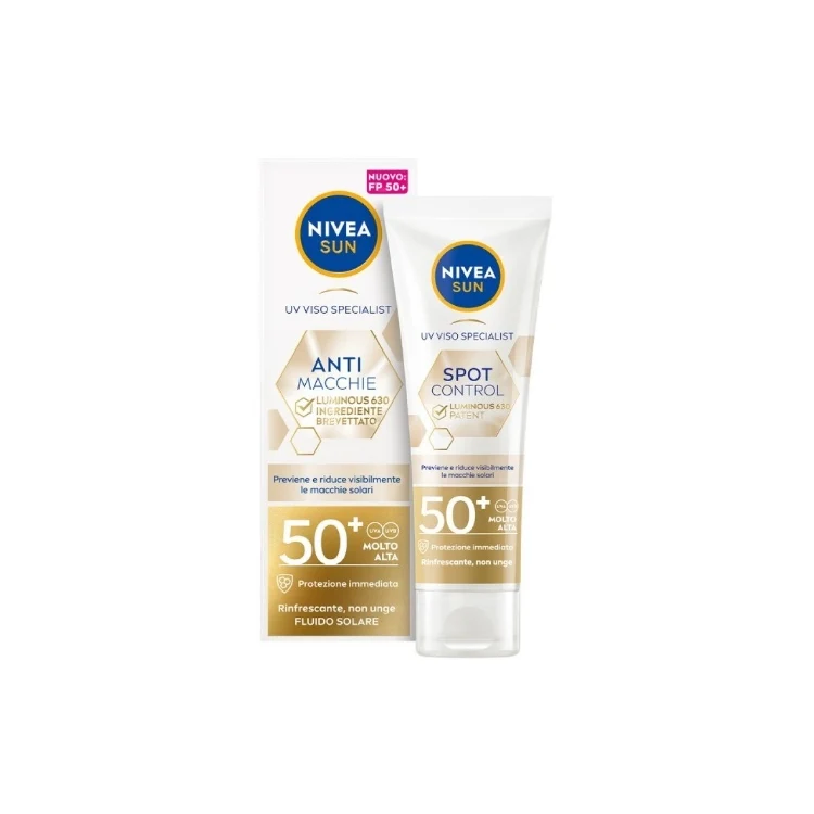 Nivea - Sun - UV Viso Specialist - Anti-Macchie Luminous 630 - Previene & Riduce Visibilmente Le Macchie Solari - SPF 50+