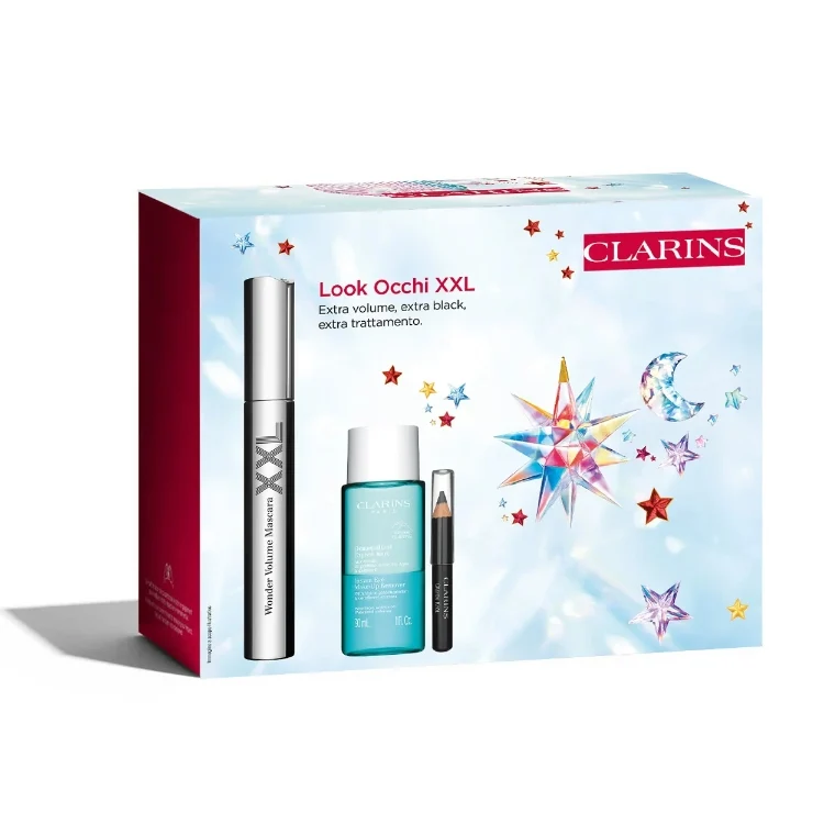 Clarins - Look Occhi XXL - Extra Volume - Extra Black - Extra Trattamento - Cofanetto donna