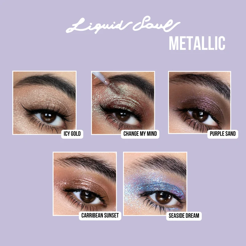 Purple Sand 14 - Liquid Soul Pigmento Liquido All Over Metallic