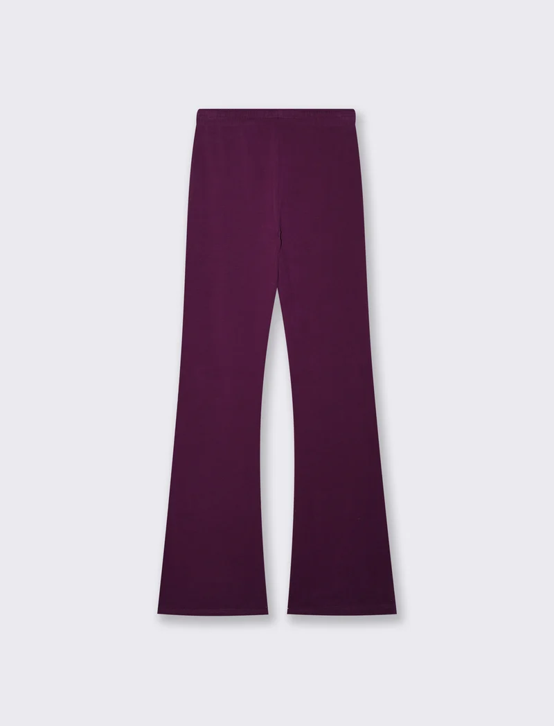 Pantafitness flare con coulisse in vita - Bordeaux