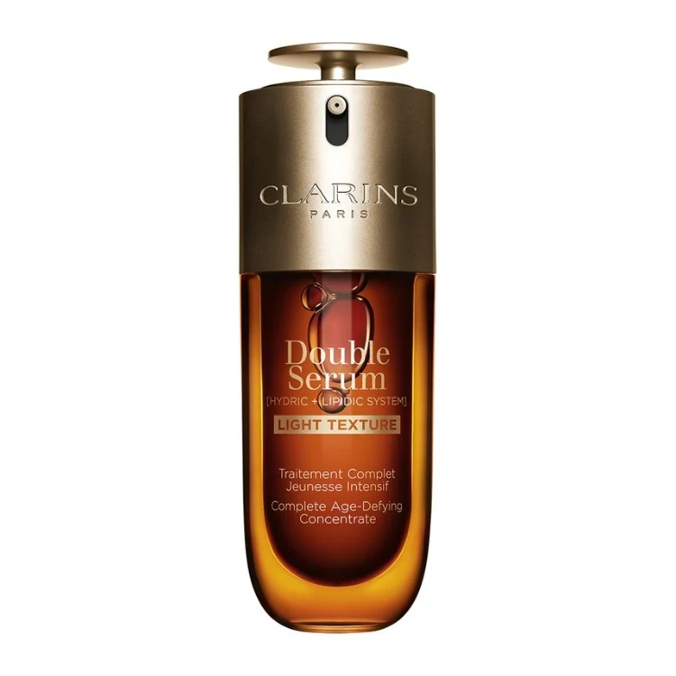 Clarins - Double Serum [Hydric + Lipidic System] Light Texture - Traitement Complet Jeunesse Intensif - Complete Age-Defying Concentrate