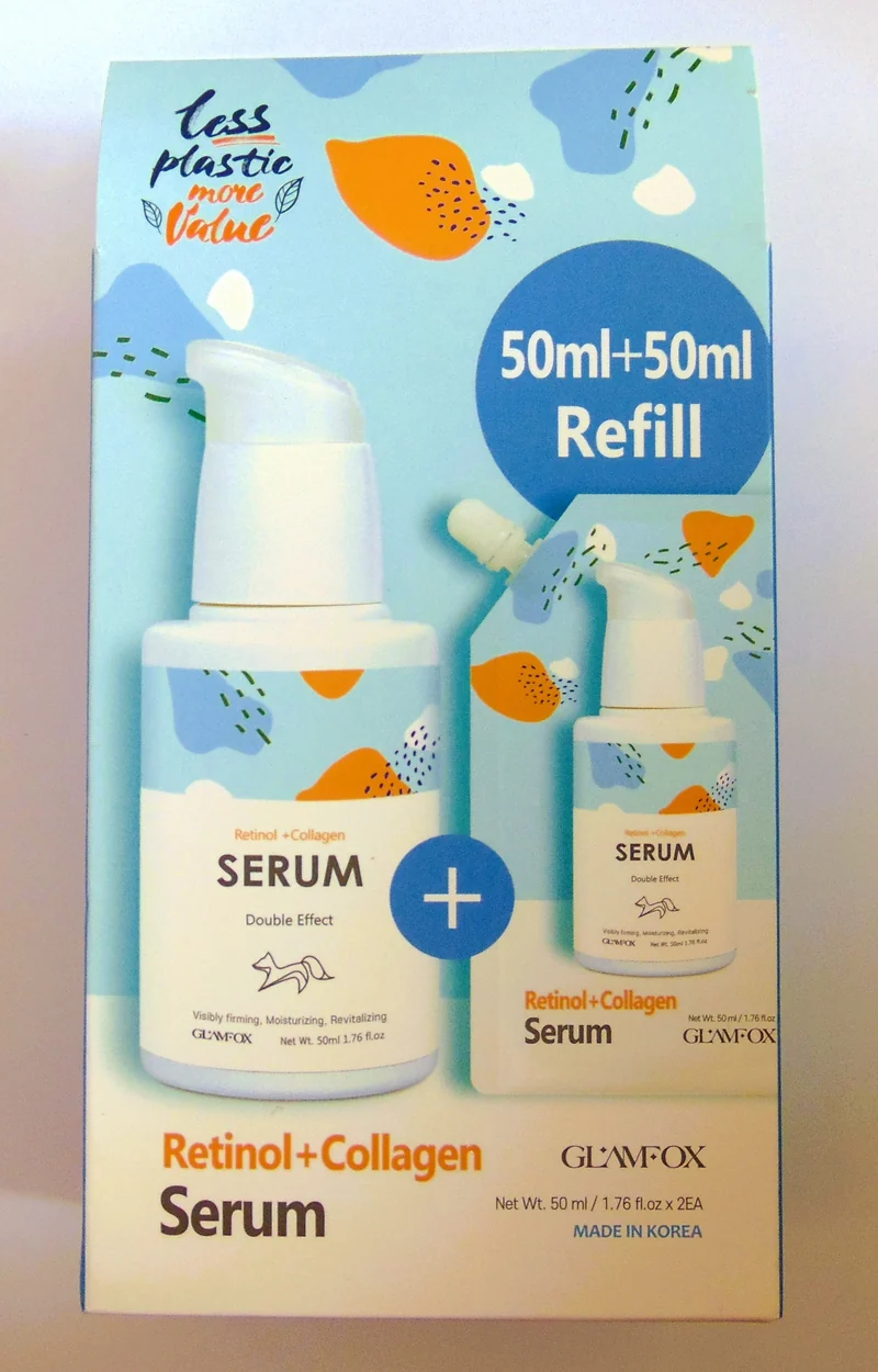 Glamfox Retinol and Collagen Serum Refill Set
