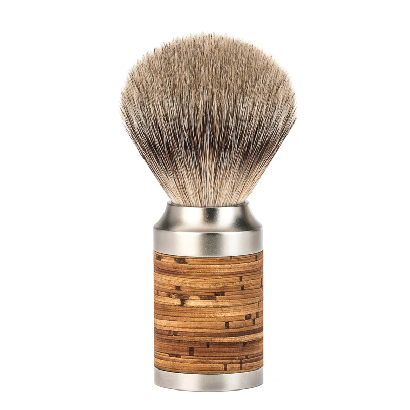 Pennello da Barba in Tasso con Manico in Betulla Muhle Rocca