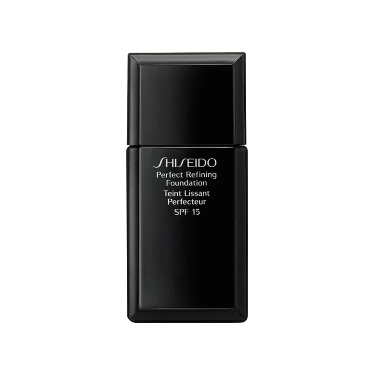 Shiseido - Perfect Refining Foundation - All-Day Flawless Optimal Moisture - Teint Lissant Perfecteur - Hydratation Optimale Fini Parfait Toute La Journée - SPF 15