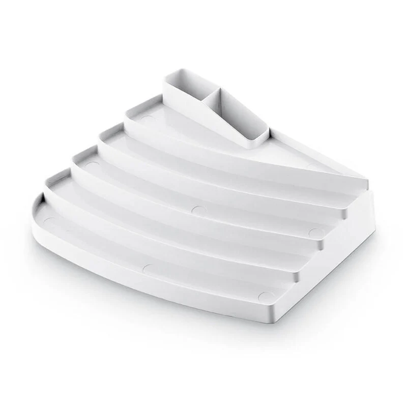 Espositore portasmalti in ABS bianco