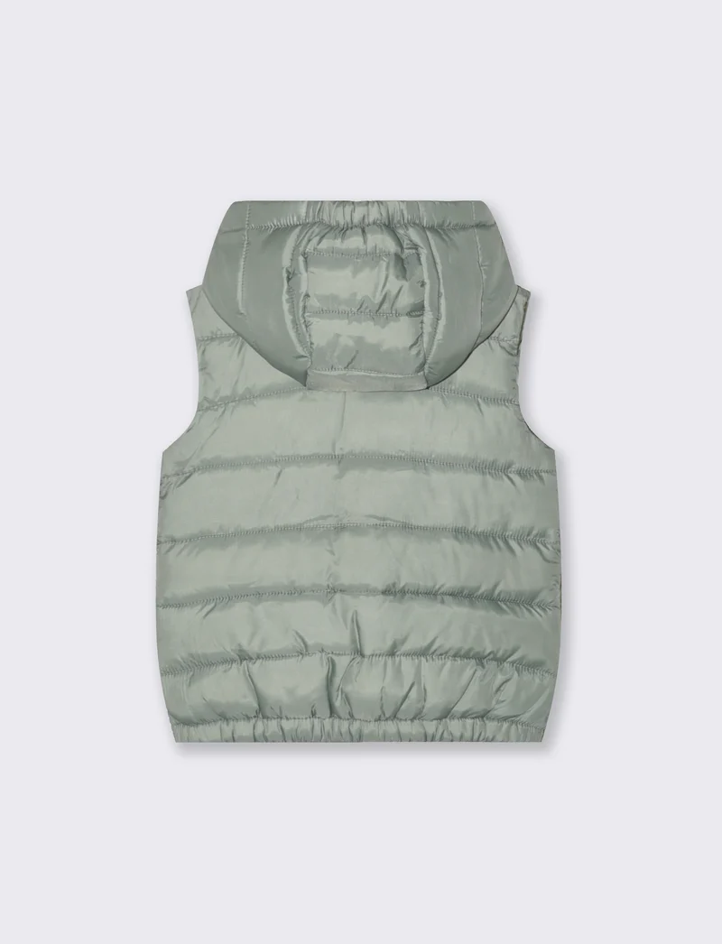 Gilet leggero basico per look casual - Verde salvia