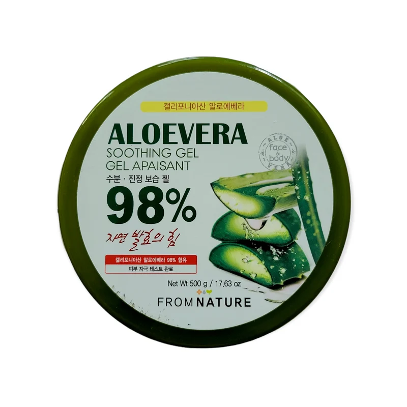 From Nature Aloe Vera 98% Soothing Gel 500g