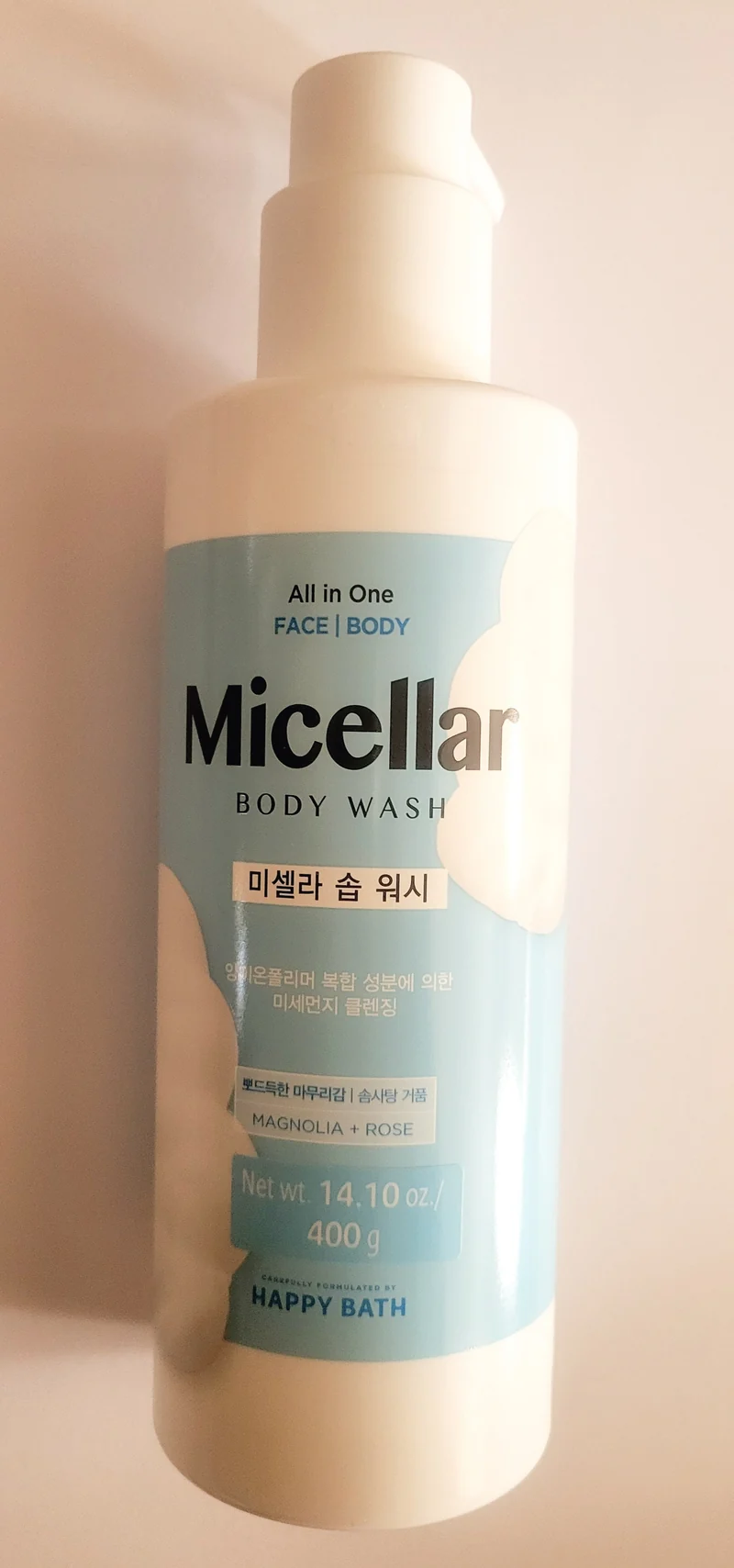 Happybath All-In-One Micellar Body Wash: Magnolia & Rose