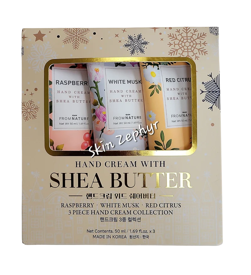 FROMNATURE Hand Cream with Shea Butter Gift Set