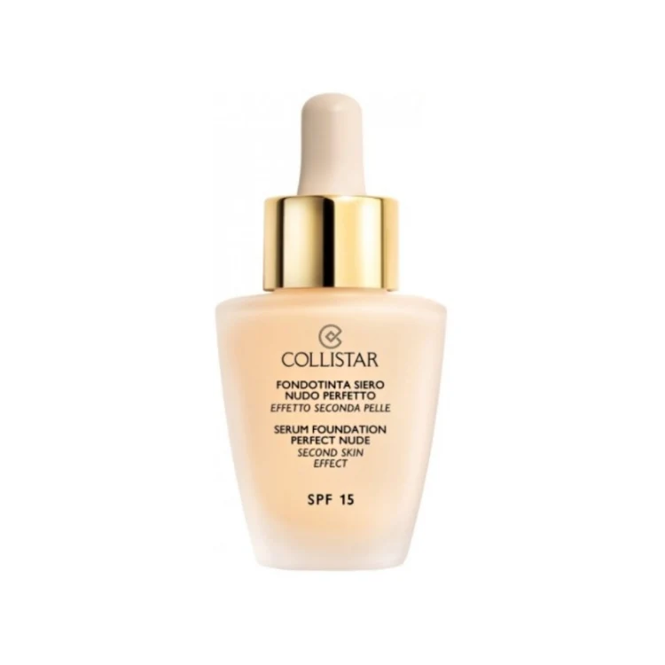 Collistar - Fondotinta Siero Nudo Perfetto - Effetto Seconda Pelle - Serum Foundation Perfect Nude - Second Skin Effect - SPF 15