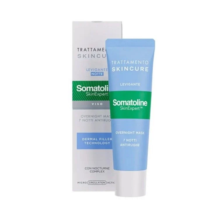 Somatoline Cosmetic - SkinExpert - Trattamento Skincure - Levigante Notte - Viso - Overnight Mask Notti Antirughe