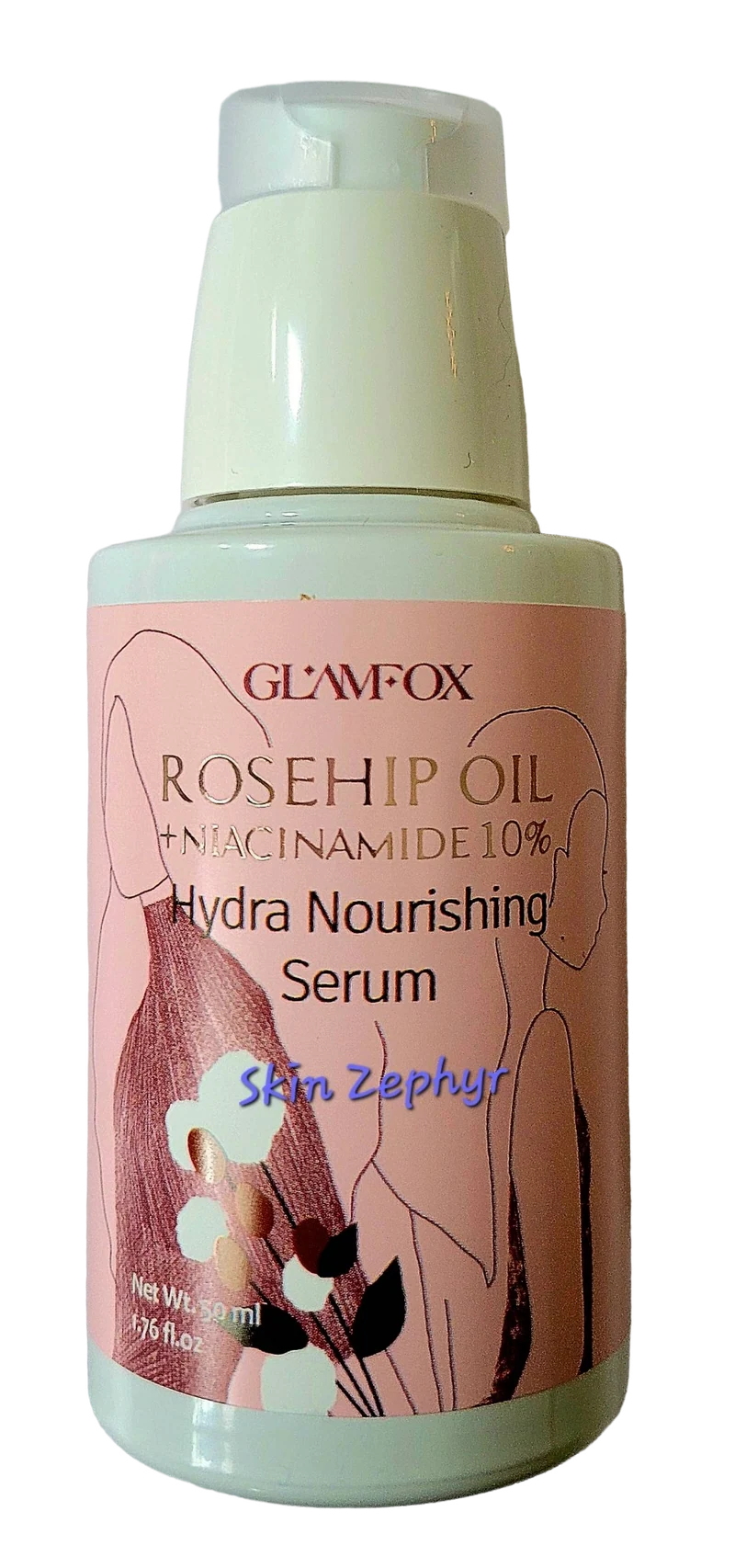 Glamfox Rosehip Oil + Niacinamide 10% Hydra Nourishing Serum