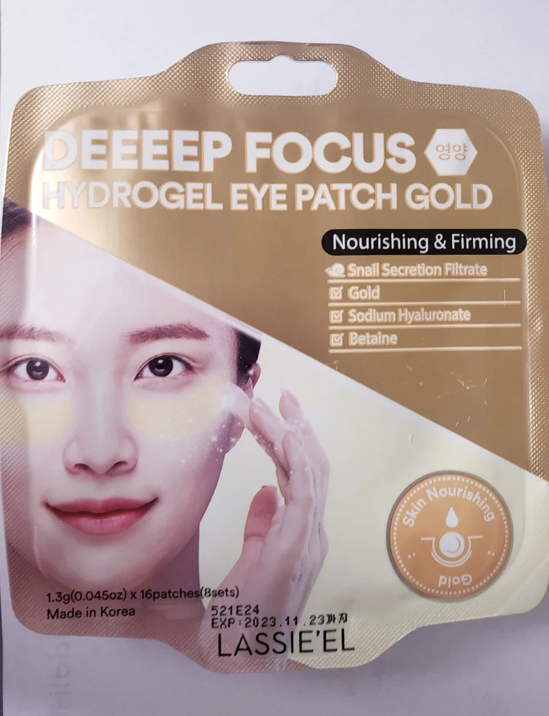 Lassie'El Deeeep Focus Hydrogel Eye Patch: Gold